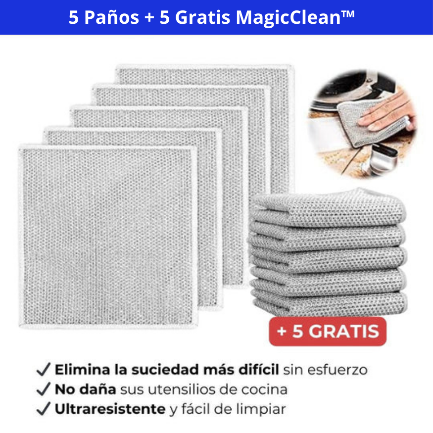 MagicClean™  Paños Mágicos de Limpieza